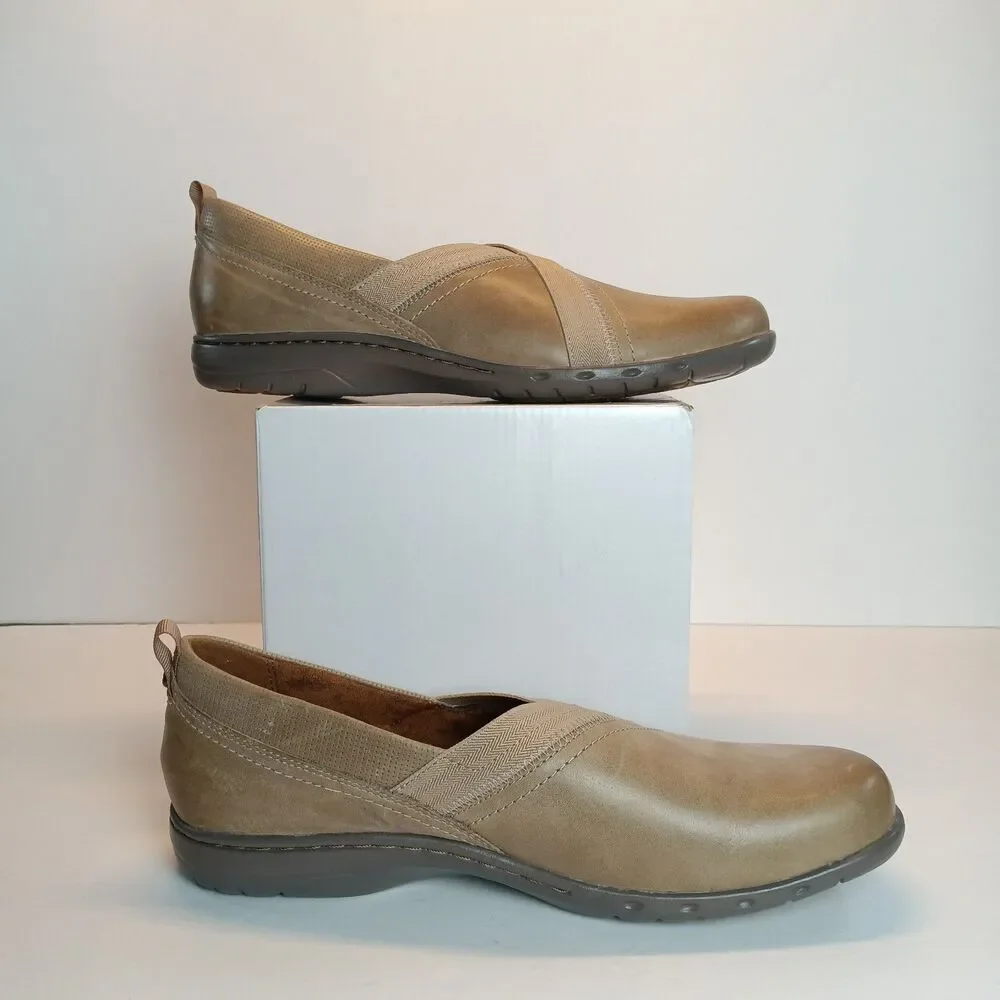 Cobb Hill Penfield Envelope Taupe Womens 11 Slip On Dress Flats